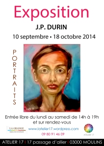 Affiche expo DURIN J.P